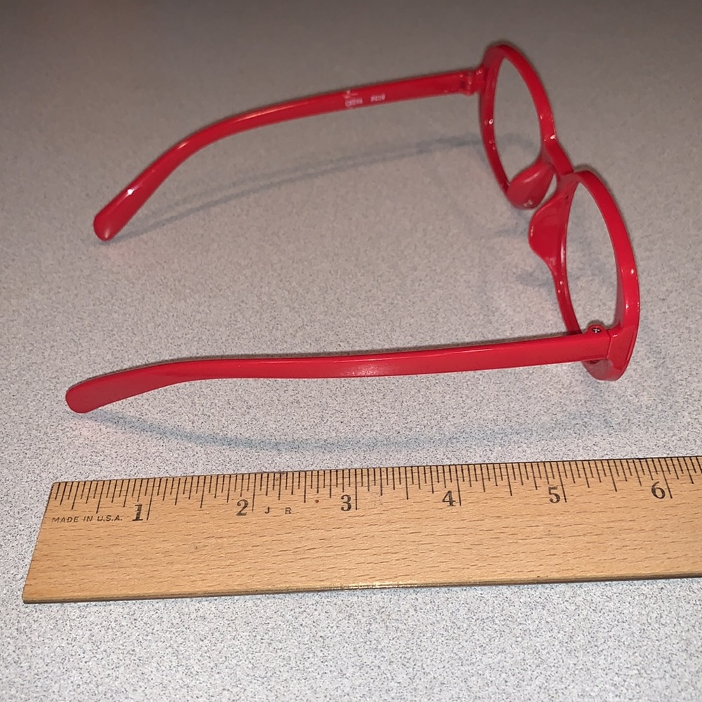 Honey Lemon Style Red Plastic Glasses Frames - Picture 5 of 5